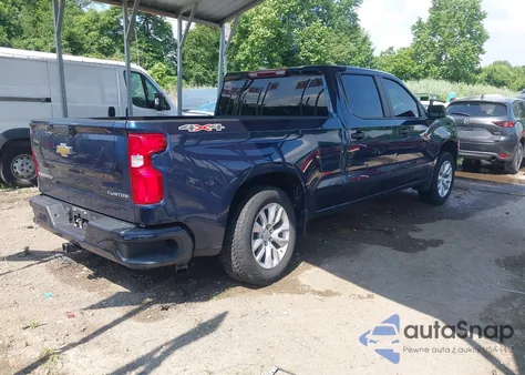 2022 Chevrolet Silverado 1500 Ltd 4Wd Standard Bed Custom from USA, damaged, VIN 3GCPYBEK1NG150506